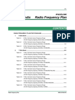 iPASOLINK Radio Frequency Plan Tables