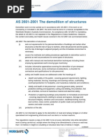 As 2601-2001 The Demolition of Structures | PDF | Demolition ...