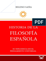 Historia de la filosofía española 