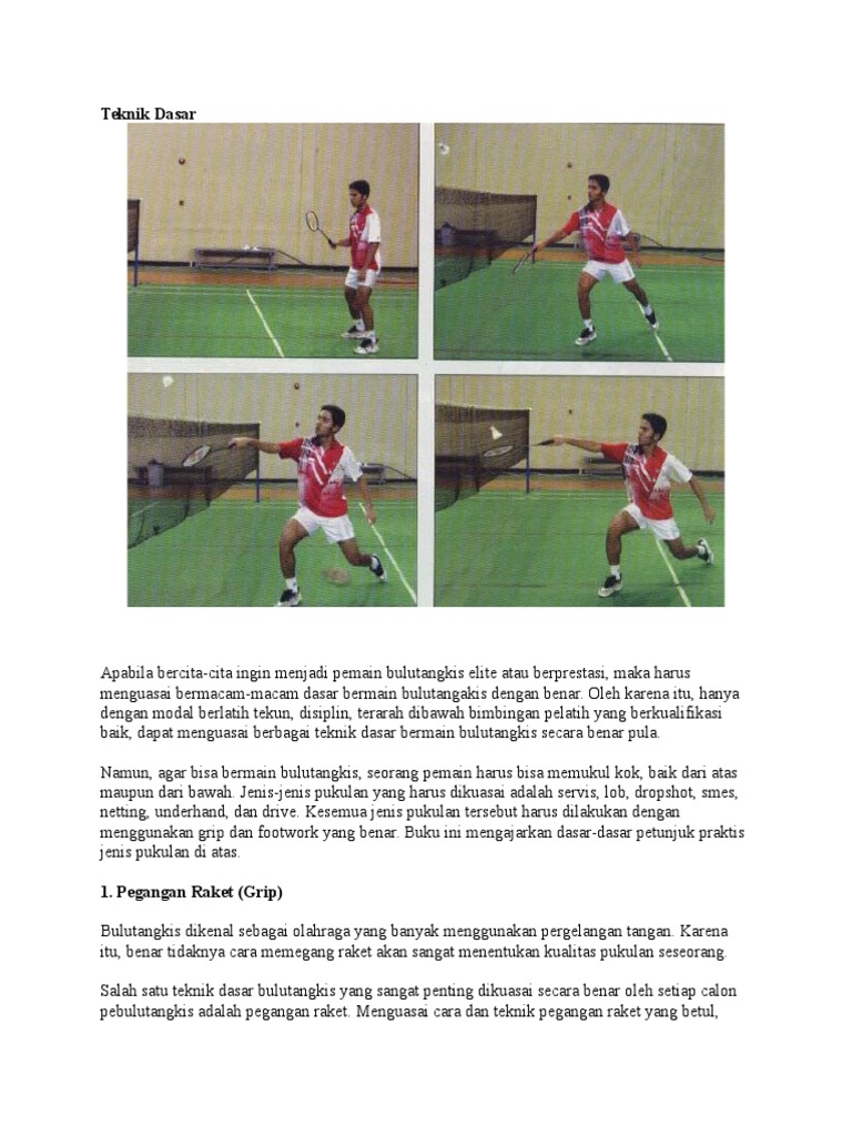 Teknik Melangkahkan Kaki Footwork Dalam Permainan Bulu  