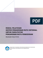 Modul Pelatihan SPMI Untuk Pelatihan Kepada Fasilitator