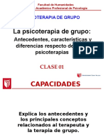 La Psicoterapia de Grupo Antecedentes Caracteristicas UCV 2016