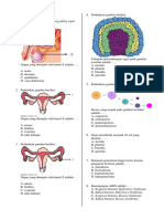 Soal Ulangan Harian Sistem Reproduksi Manusia I