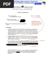 UN Ethics Office memo to Emma Reilly, and on Eric Tistounet, via Inner City Press