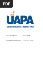 Marleny Plasencia 16-8737 - Metodologia de La Investigacion