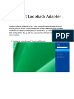 Membuat Loopback Adapter