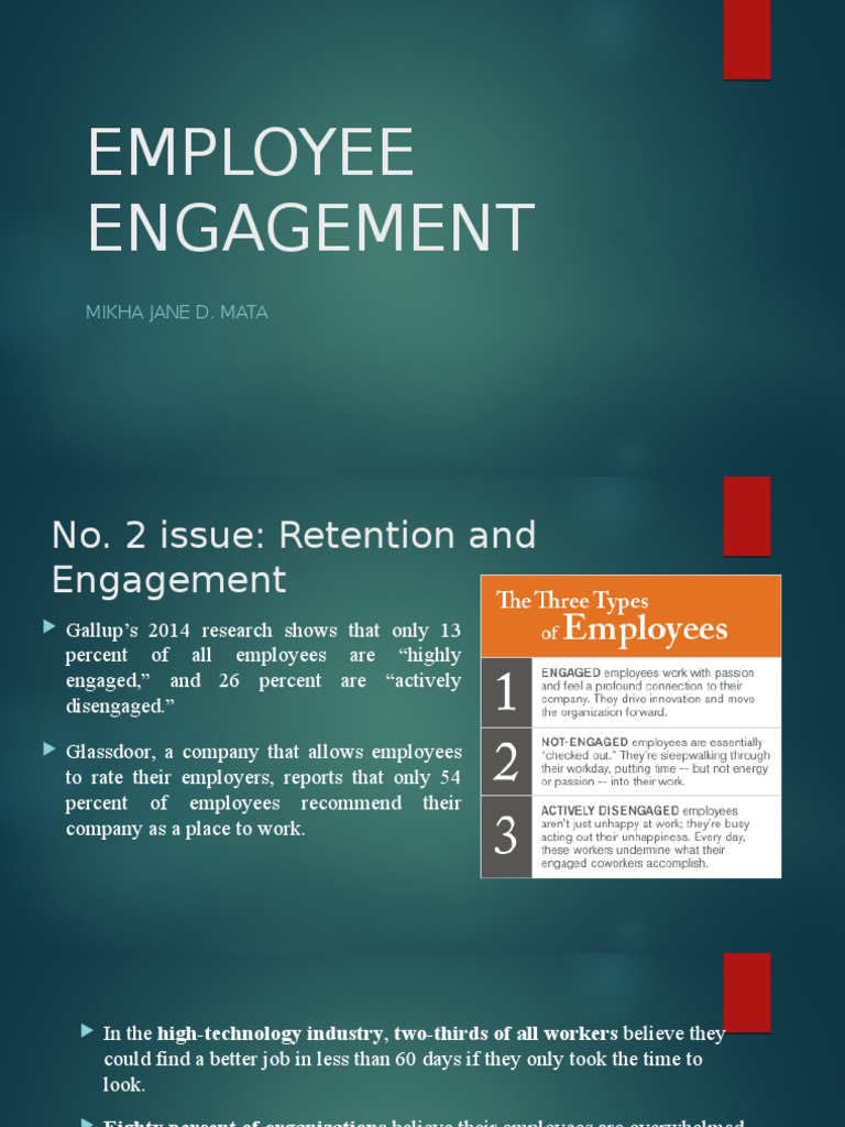 Employee Engagement | PDF | Employee Retention | Employment