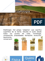 Edafología: estudio del suelo