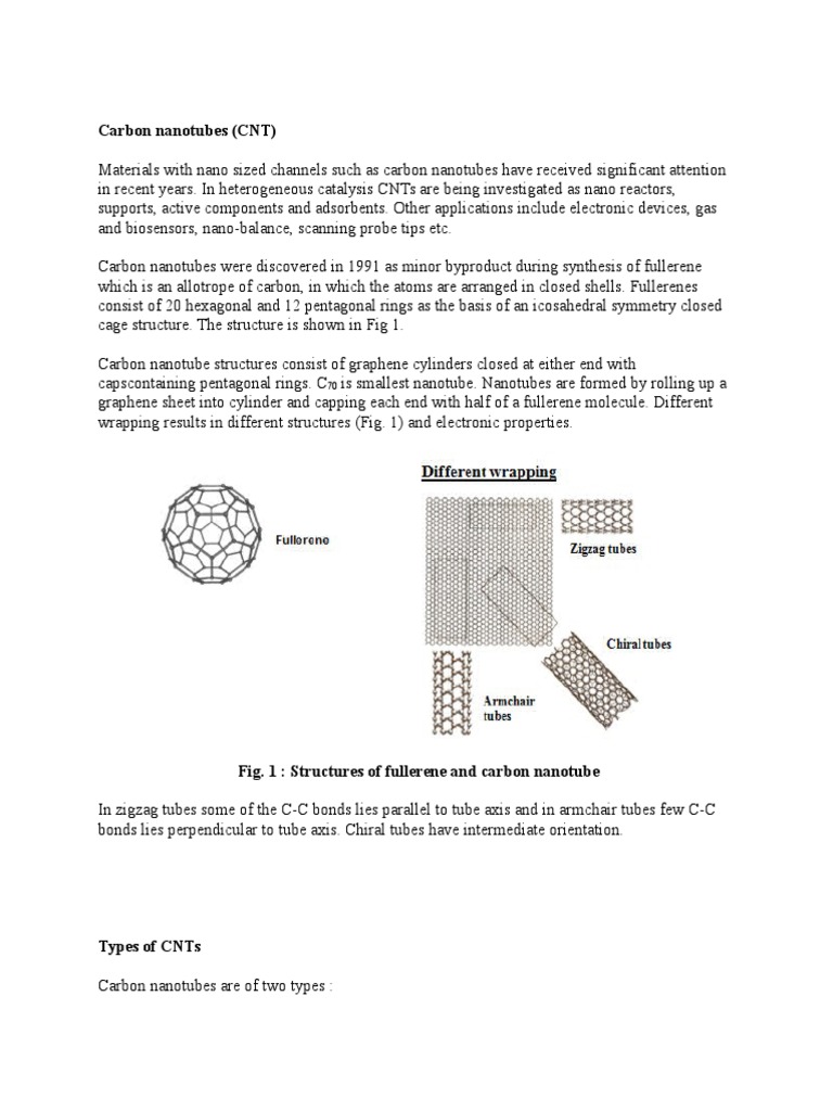 Carbon Nanotubes (CNT) | PDF