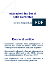 Gagliarducci - Interazioni Fra Sessi Nelle Gerarchie