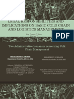 Legal Implications of Cold Chain Management