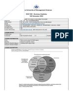 Lahore University of Management Sciences DISC 420 - Business Analytics Fall Semester 2015