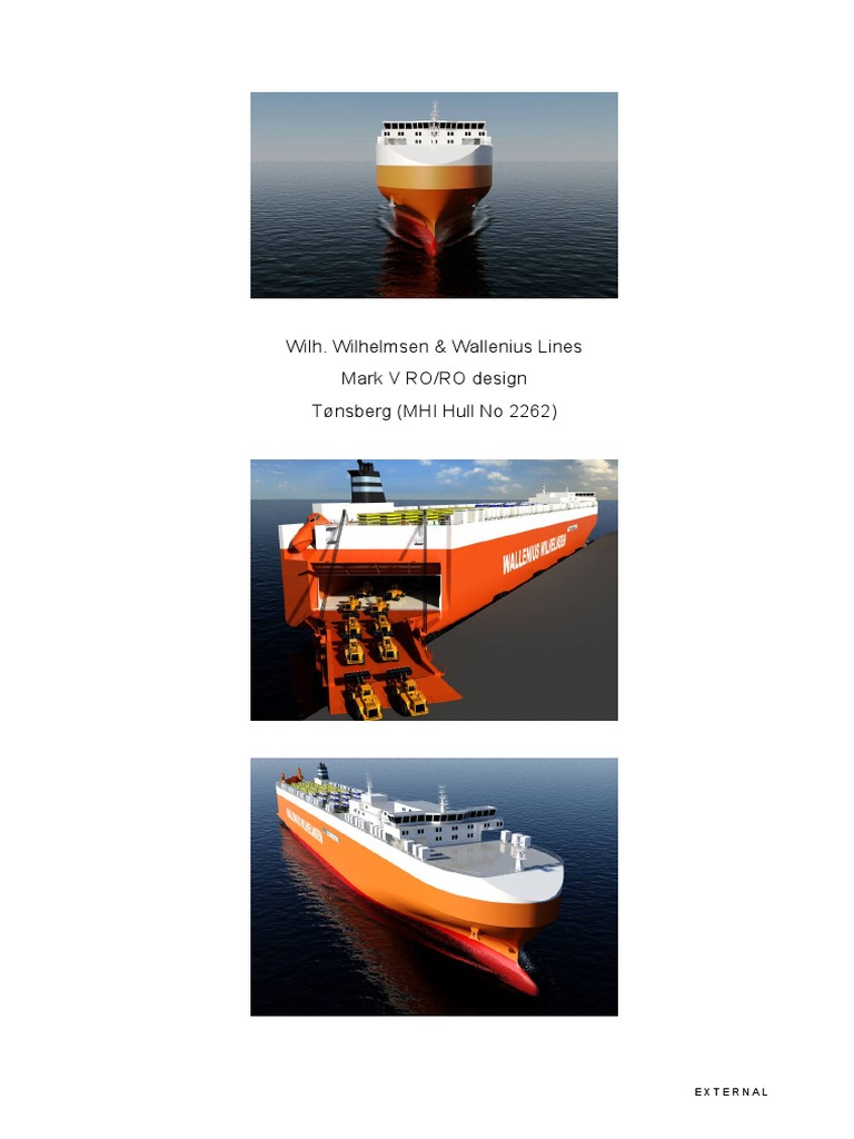 Mark V RO/RO Vessel Design Overview | PDF | Marine Propulsion | Ships