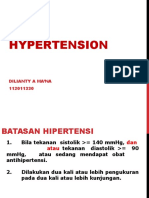 Hypertension: Dilianty A Ma'Na 112011330