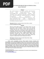 Download Alwi-Potensi Ekonomi Kreatif Pada Budaya Lokal Kediri by Ahmed C A Louie SN338177019 doc pdf