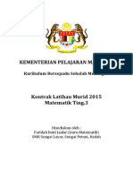 KONTRAK LATIHAN Tingkatan 3 2017 PDF