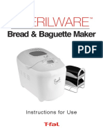 Bread & Baguette Maker: Instructions For Use