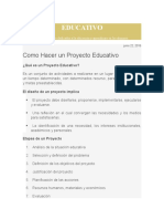 proyecto educativo