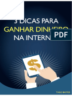 3 Dicas para Ganhar Dinheiro online - Ler primeiro.pdf