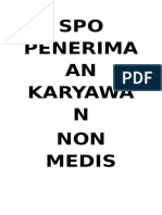 Spo Karyawan Non Medis