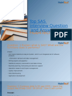 Top SAS Interview Question and Answer