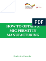 How To Obtain A MIC Permit in Manufacturing!