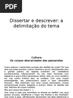 Dissertar e Descrever