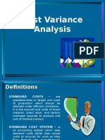 Cost Variance Analysis