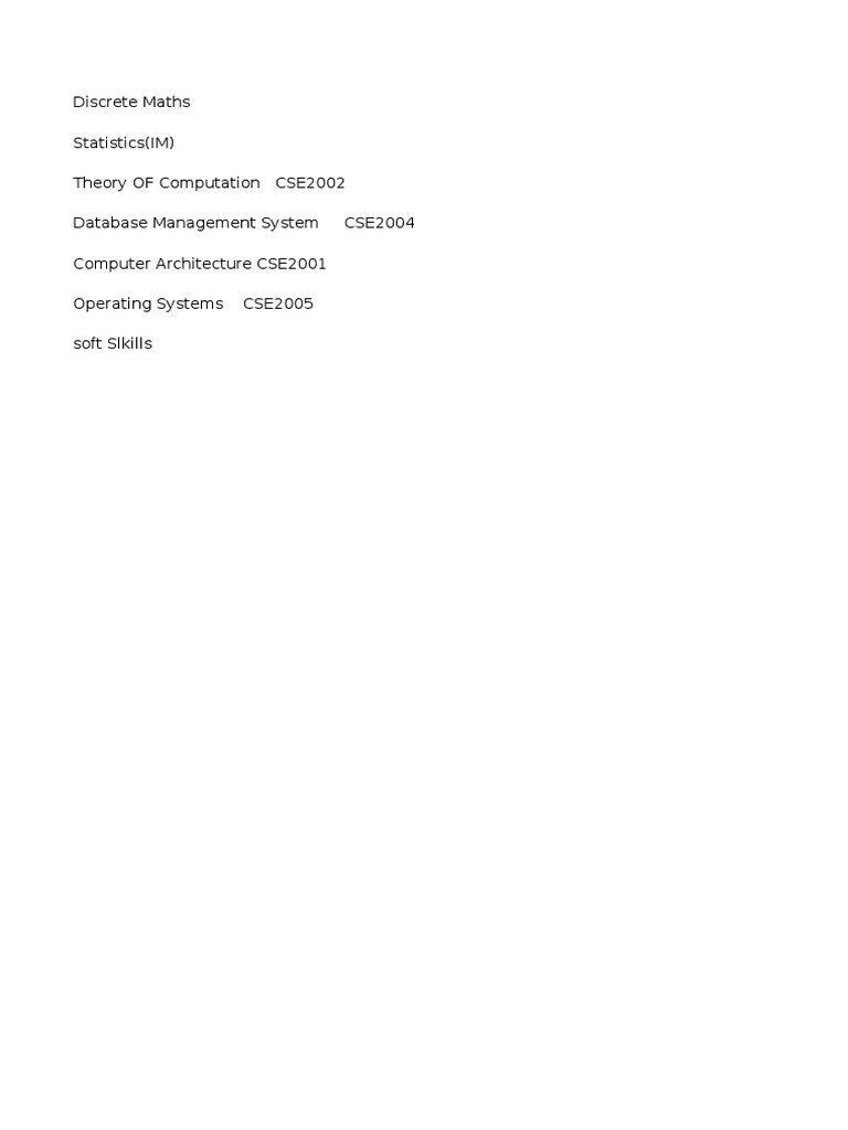 Final TimeTable | PDF | Computers | Technology & Engineering