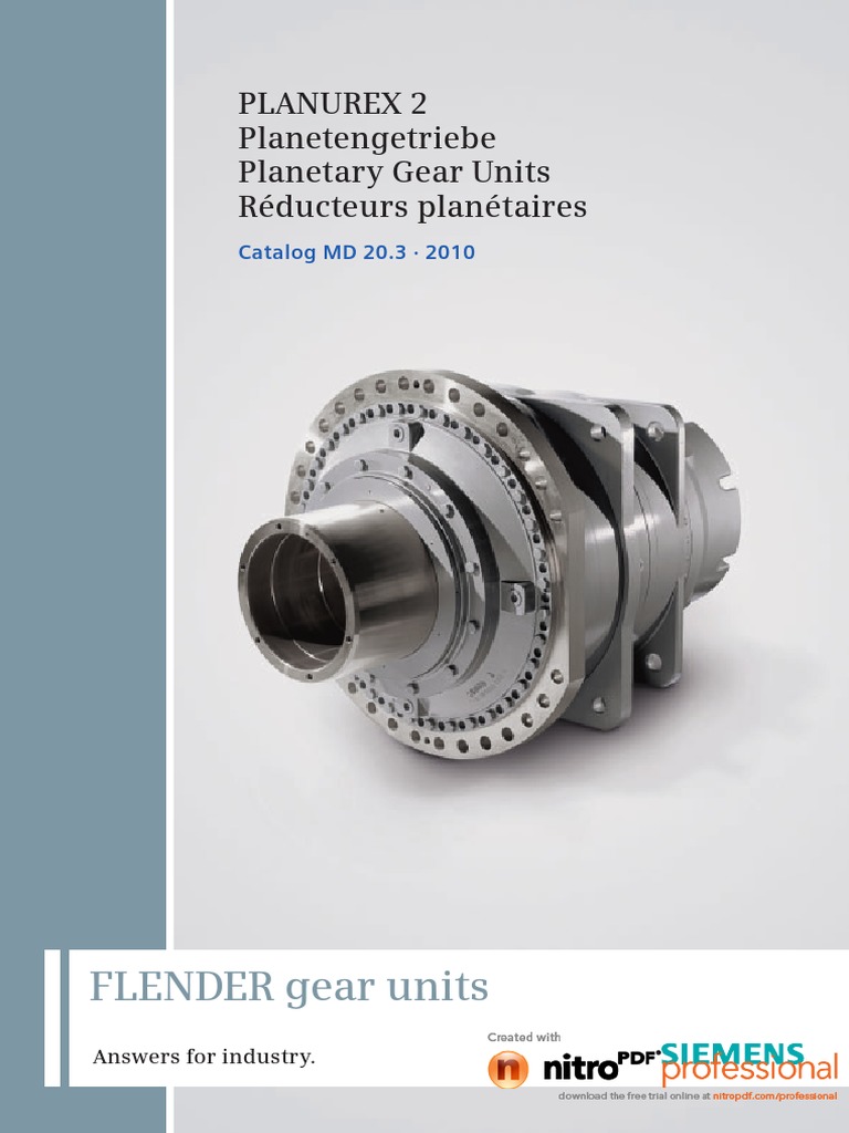Md 3 Planurex Planetengetriebe De En Fr Engrenage Ingenierie Mecanique
