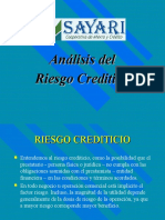 Analisis Del Riesgo Crediticio