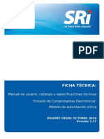 FICHA TECNICA COMPROBANTES ELECTRO NICOS Versión Online PDF