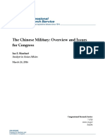 The Chinese Military Overview and Issues for Congress