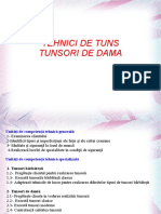 Prezentarea Tehnicilor de Tuns 1