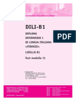 Ail Dili-b1 Test Modello 11