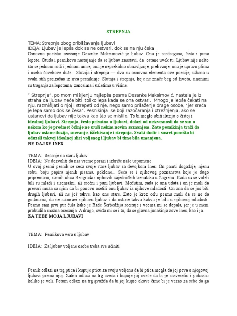 Desanka Maksimović | PDF