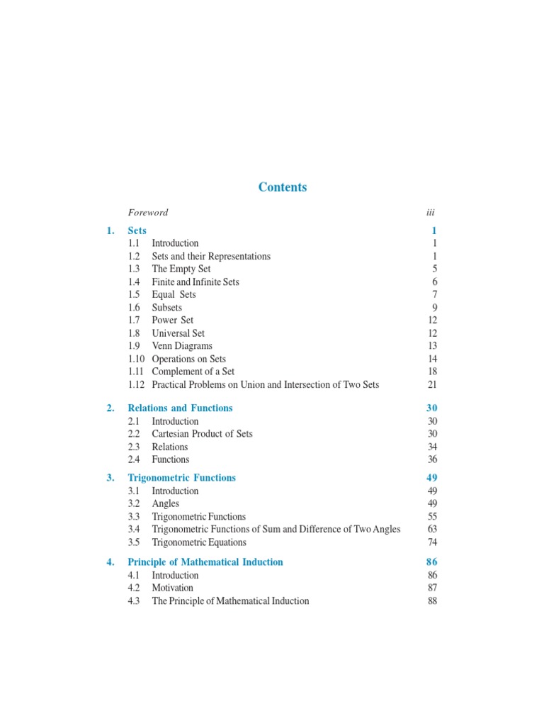 11th Class Maths PDF | PDF | Empty Set | Set (Mathematics)