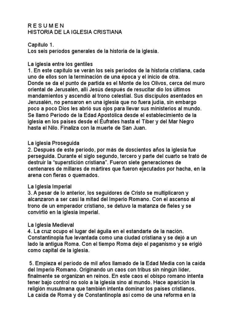 Historia de la Iglesia Cristiana | PDF | Pablo el apóstol | Bernabé