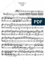 Piano Sonata No 2 in F, K 280