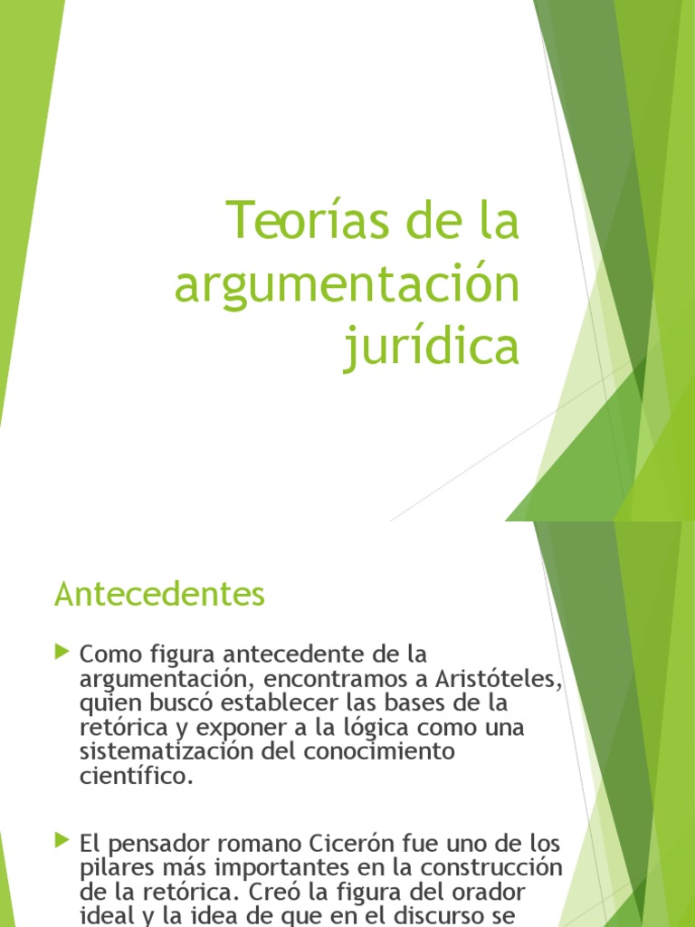 Teorias De La Argumentacion Juridica Pdf Lógica Retórica