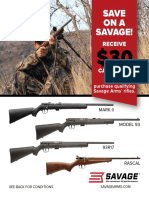 Savage Arms - Rifle $30 MIR valid 1/1/17-6/30/17