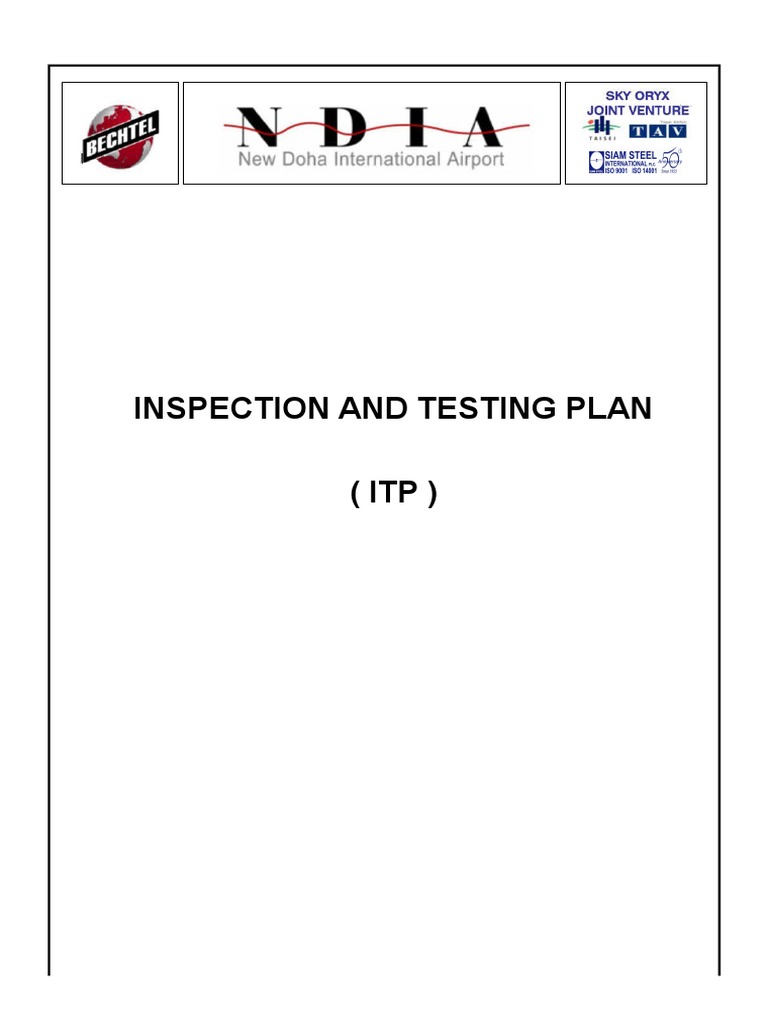 Inspection and Test Plan | PDF | Specification (Technical Standard ...