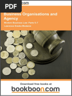 Business Organisations and Agency PDF