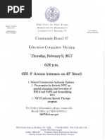 CB 7 - Education Committee - Feb. 9, 2017 