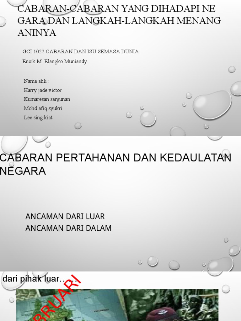 Cabaran Cabaran Yang Dihadapi Negara Dan Langkah Langkah Menanganinya Pdf