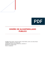 DISEÑO ALCANTARILLADO