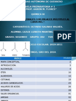 Grupos funcionales orgánicos con enlaces múltiples al carbono