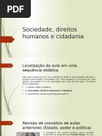 Sociedade, Direitos Humanos e Cidadania