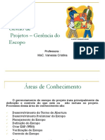 Gestão de Projetos - Escopo