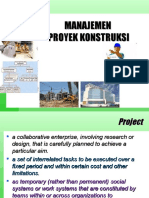 Manajemen Proyek Konstruksi